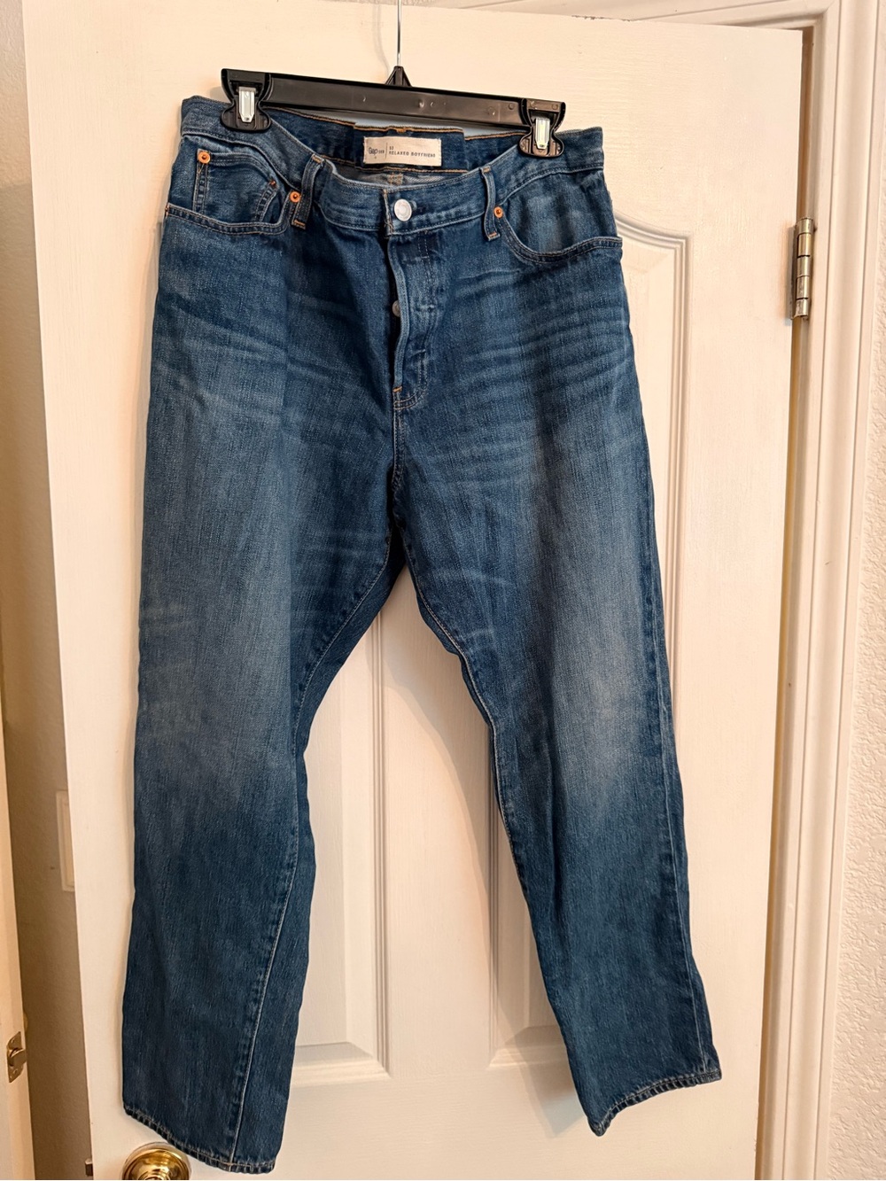 GAP Women's Blue Cropped Ankle Jeans
